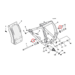 Стопорное кольцо подшипника маятника 00-21 Softail; 04-21 XL; 08-12 XR1200