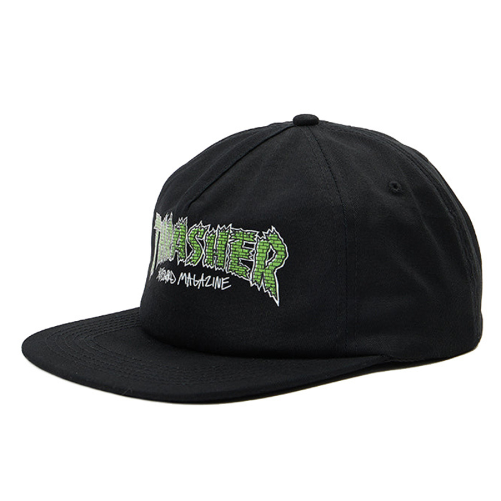 Кепка Thrasher BRICK BLACK SNAPBACK