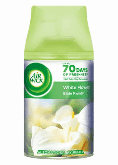 Освежитель воздуха AIRWICK (сменный блок-запаска) 250 мл., Белые цветы (1/6)