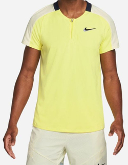 Мужское теннисное поло Nike Court Dri-Fit Slam Tennis Polo M - желтый