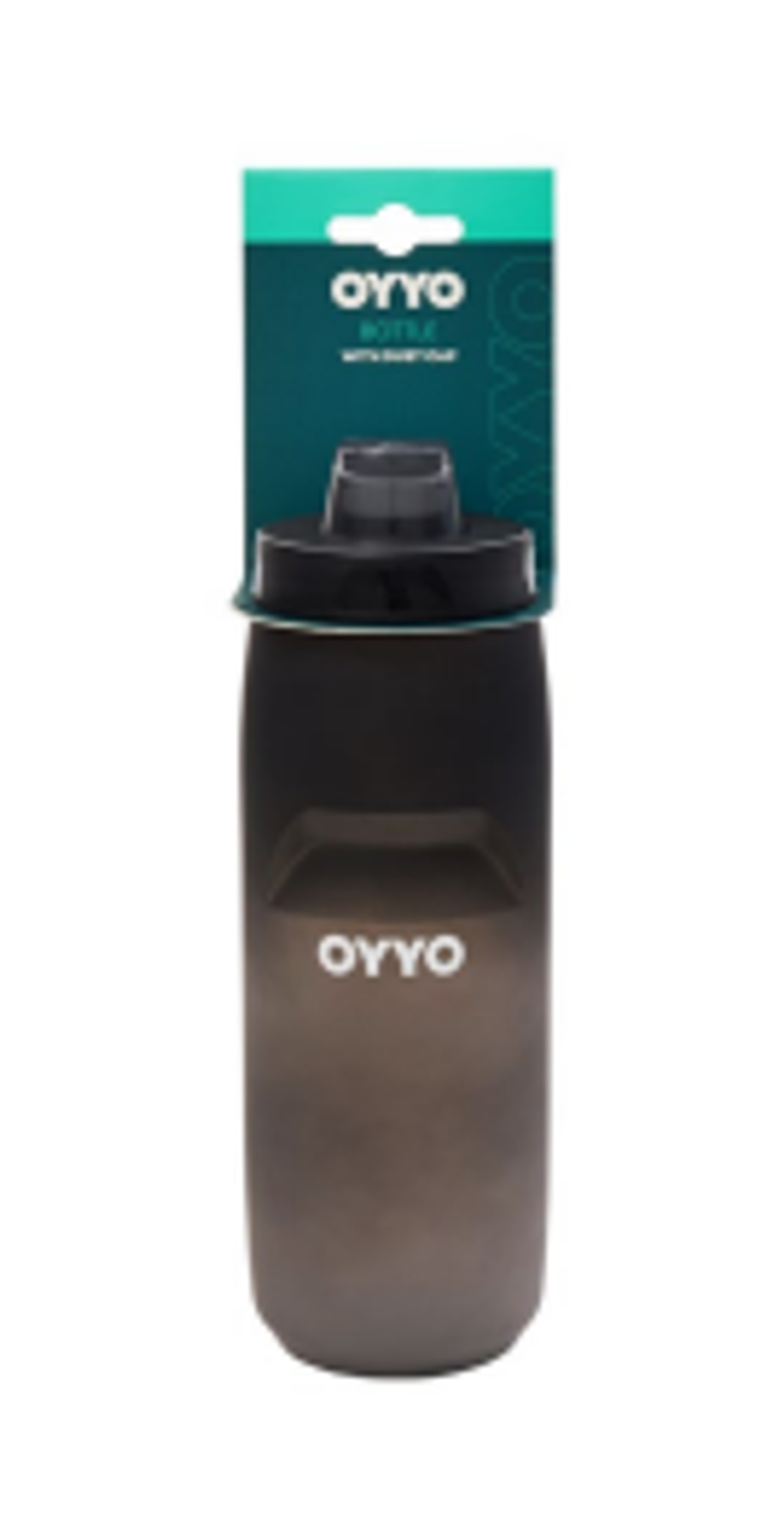Фляга с крышкой OYYO, BT331, 750 мл, градиент, пищевой пластик, черный/коричневый (Фляга с крышкой O