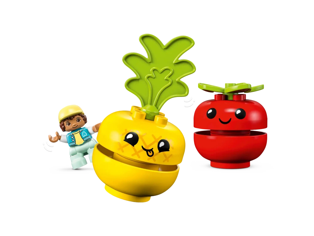 Конструктор LEGO Duplo 10982 Трактор для перевозки овощей и фруктов