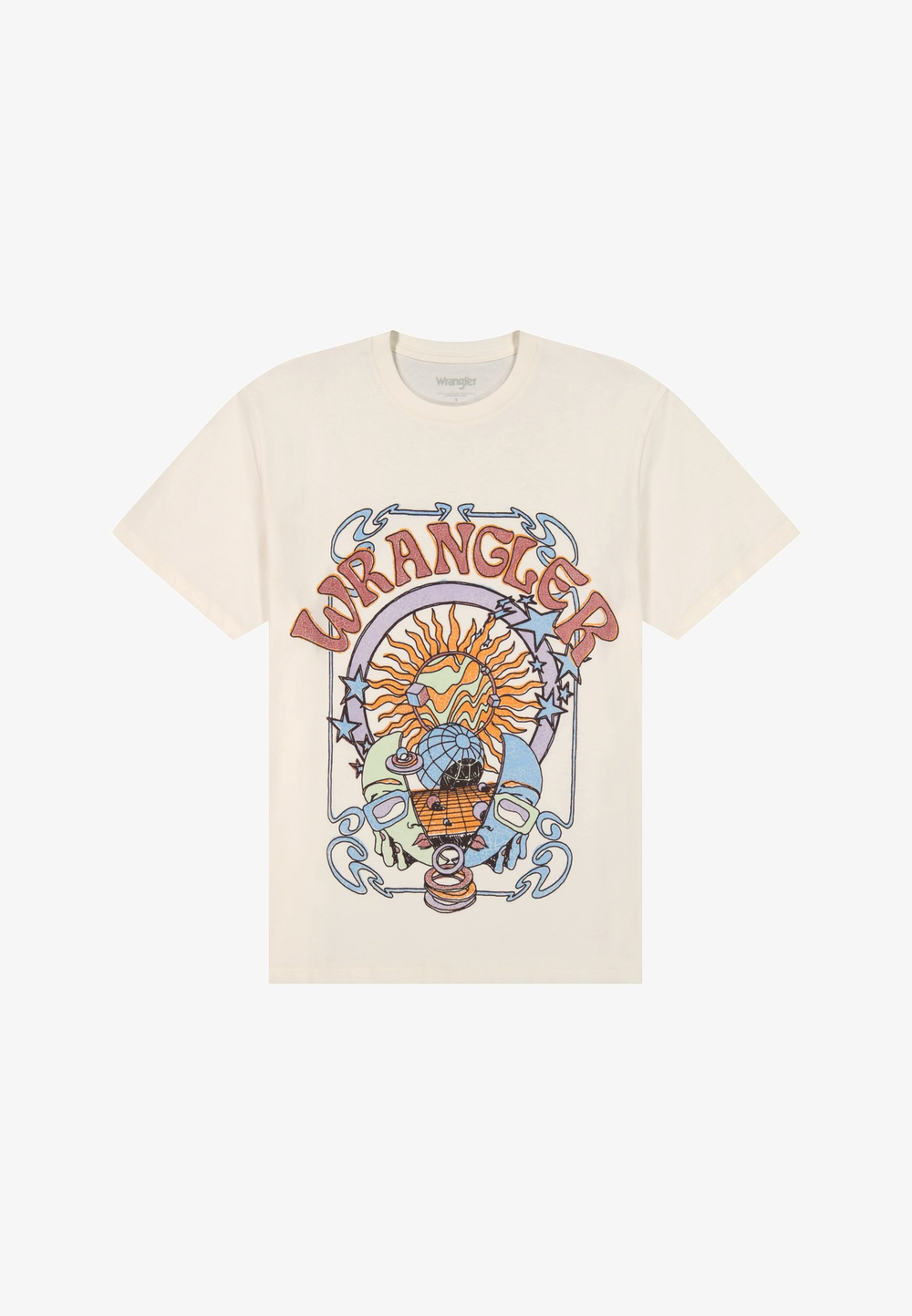 Футболка женская WRANGLER GIRLFRIEND TEE WORN WHITE