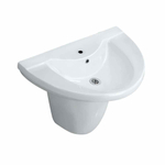 Jaquar, полупьедестал для раковины Vignette Prime , Белый VGS-WHT-81307