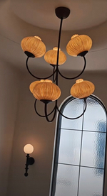 Chandelier design lamp Palms by Aqua Creations Studio
