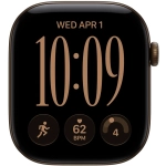 Часы Apple Watch Series 12, 42 мм, алюминий тёмно-бронзового цвета, ремешок Sport Band оливкового цвета