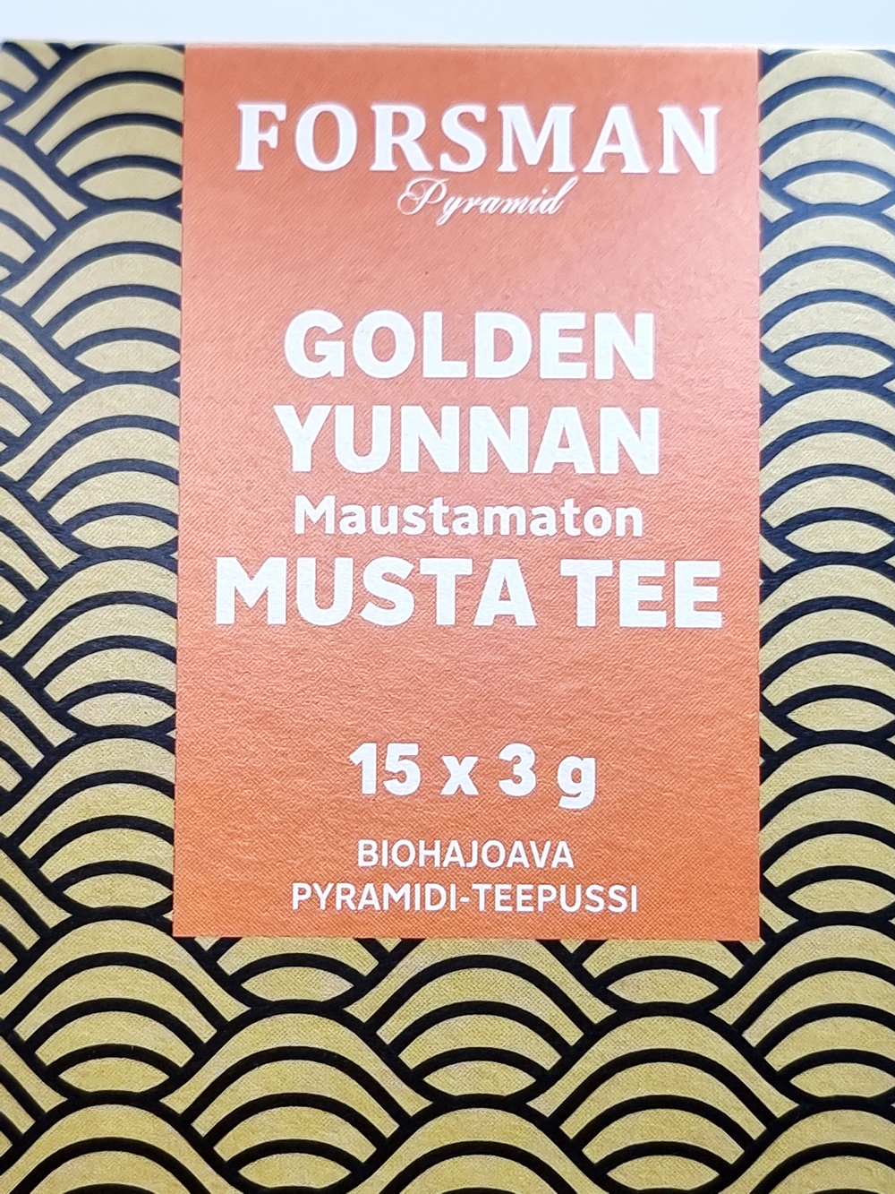 Чай черный Forsman Tee "Colden Yunnan" в пирамидках15х3 г (из Финляндии)