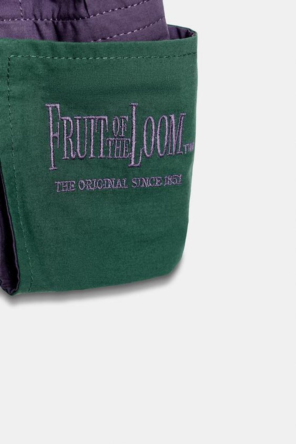 ZARA - FRUIT OF THE LOOM™ РУБАШКА С КОНТРАСТНЫМ ПРИНТОМ, СИРЕНЕВЫЙ