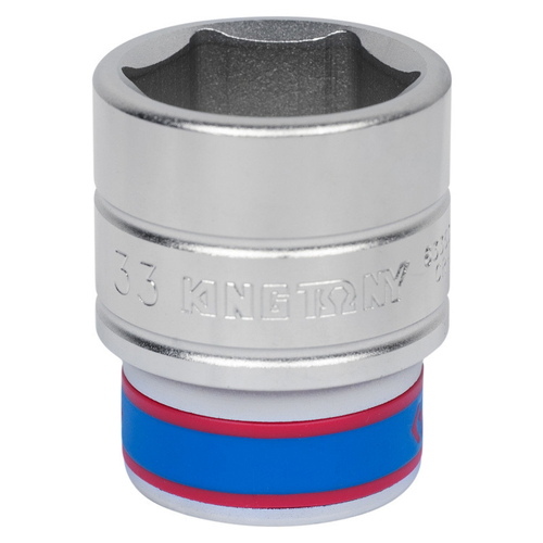 KING TONY (633533M) Головка торцевая стандартная шестигранная 3/4", 33 мм