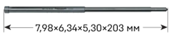 Корончатое сверло Karnasch 12х55 мм, GOLD-LINE, Nitto + Weldon 19, арт. 20.1270N-012