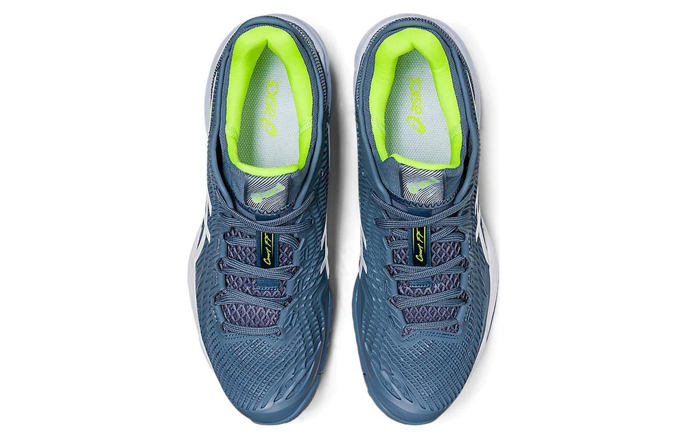 ASICS Court Ff 3 "Steel Blue Lime"