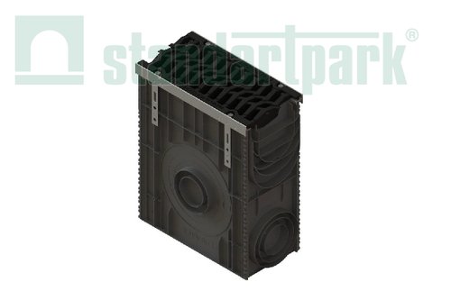 Пескоуловитель сборный PolyMax Drive пластиковый с решеткой "шина" чугунной кл. E600 (к-т) 0858007355