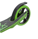 Самокат Novatrack Polis Plastic NF, колеса 230/180 мм, зеленый