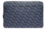 COACH Canvas With Leather Clutch Laptop Bag Women"s Blue