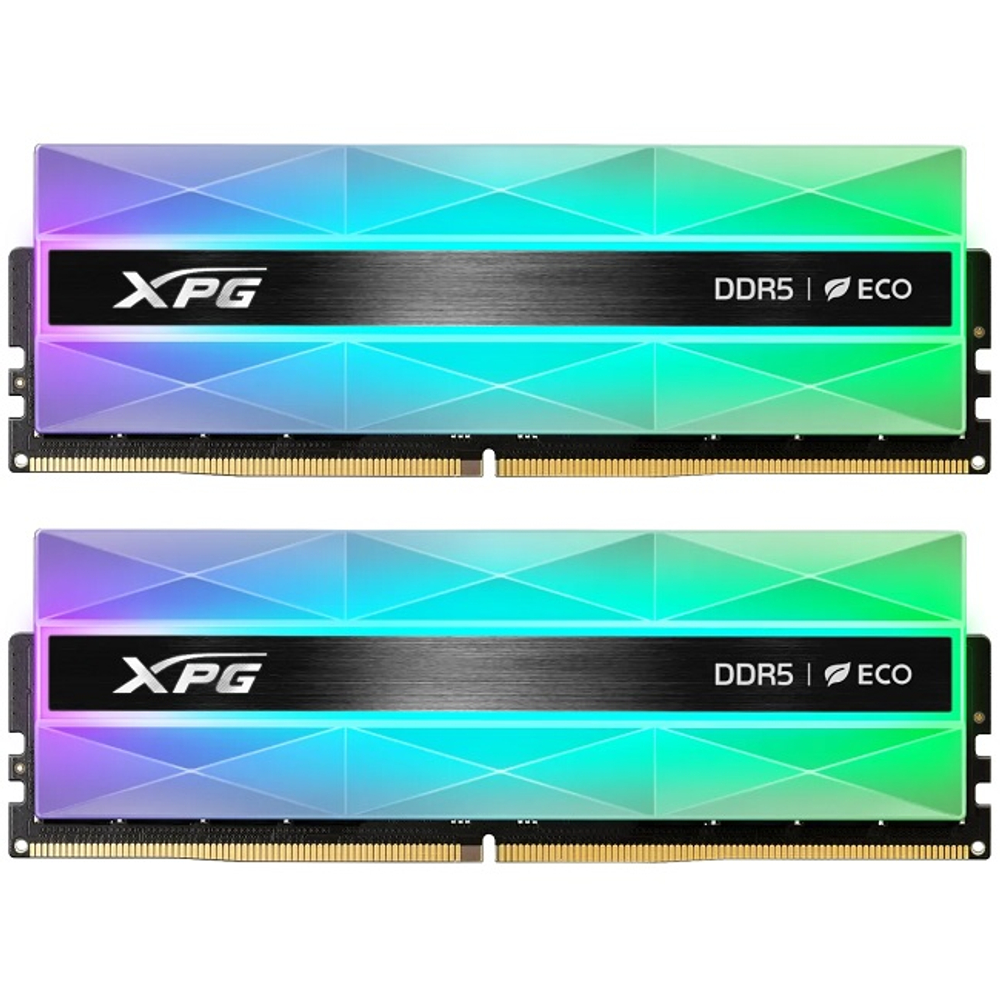 Оперативная память DIMM DDR5 32Gb, 6400Mhz, 2x16Gb, ADATA XPG Lancer Neon RGB (AX5U6400C3216G-DCLANRSG)