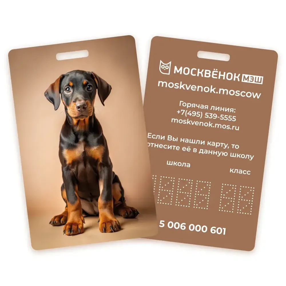 Карта Москвёнок DOGS №9 (проход + питание)