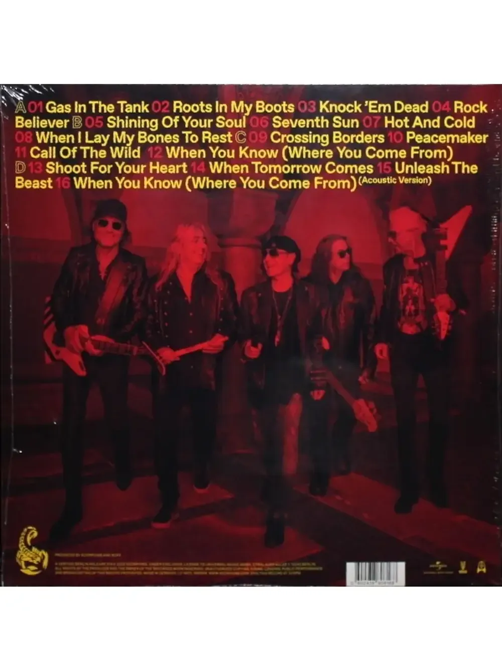 Scorpions. Rock Believer (издание DELUX 2 LP)