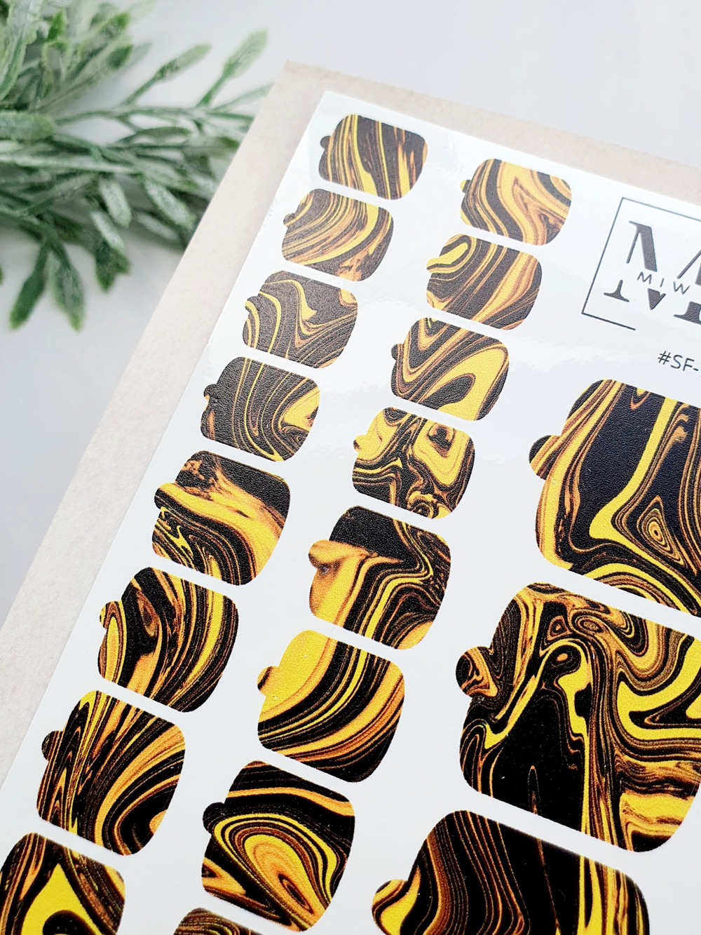 Плёнки для педикюра Wraps stickers SF-77