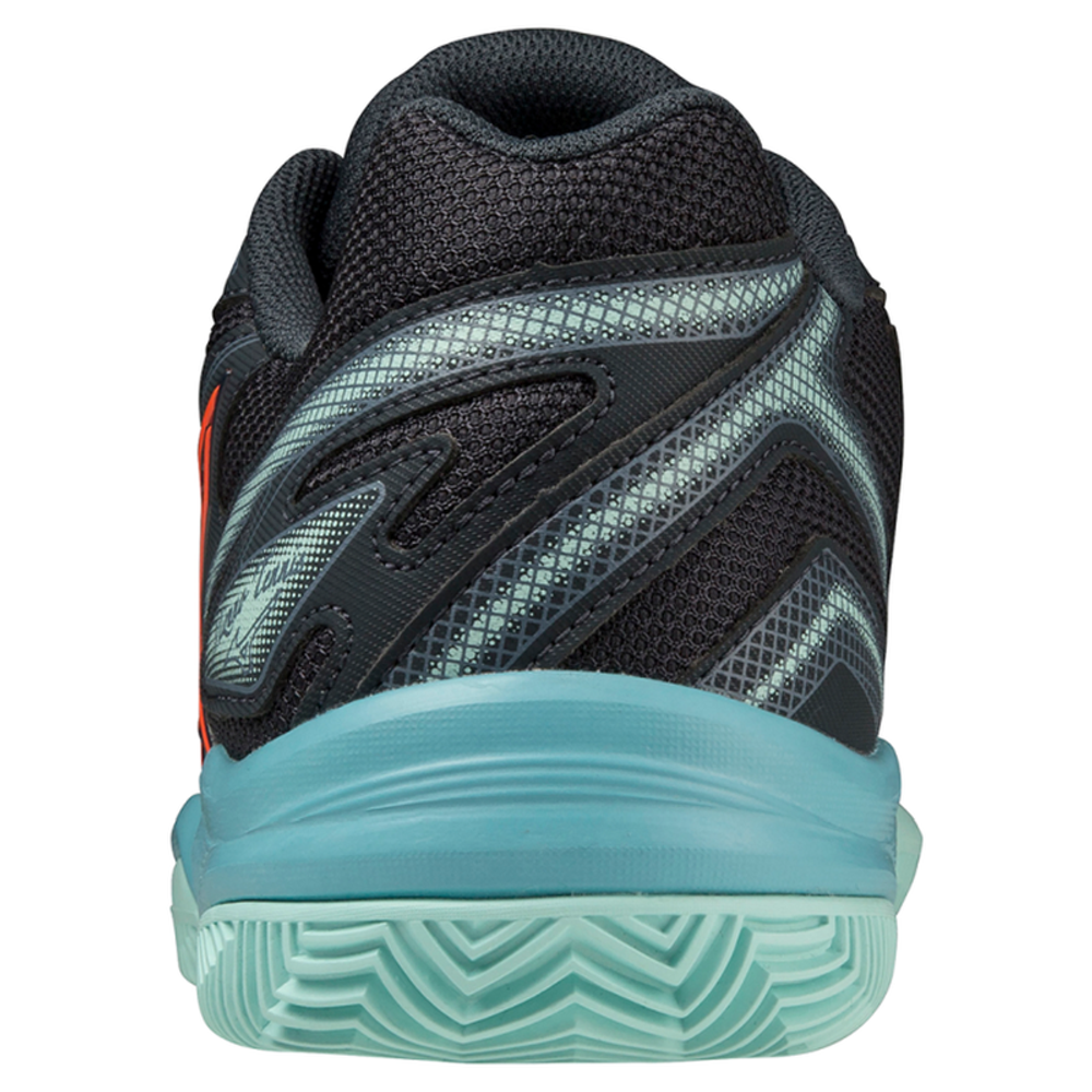Мужские кроссовки теннисные Mizuno Break Shot 4 CC - collegiate blue/soleil/tanager turquoise