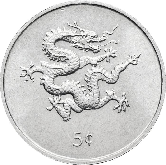5 центов 2000 Либерия