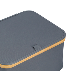 Корзина для белья 40x33x20см Smart Solutions Neat Low серая