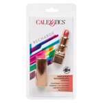 Золотистый вибратор-помада с красным мягким кончиком California Exotic Novelties Hide & Play Rechargeable Lipstick SE-2930-30-2