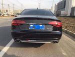 Диффузор заднего бампера c насадками на выхлоп в стиле W12 для AUDI A8 D4 2013 - 2018 Ауди