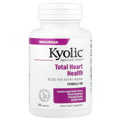 Kyolic, Aged Garlic Extract™, Aged Garlic Extract™, формула 108, 100 капсул