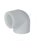 Угольник PP-R белый Дн 63х90гр внутренняя пайка VALFEX 10108063