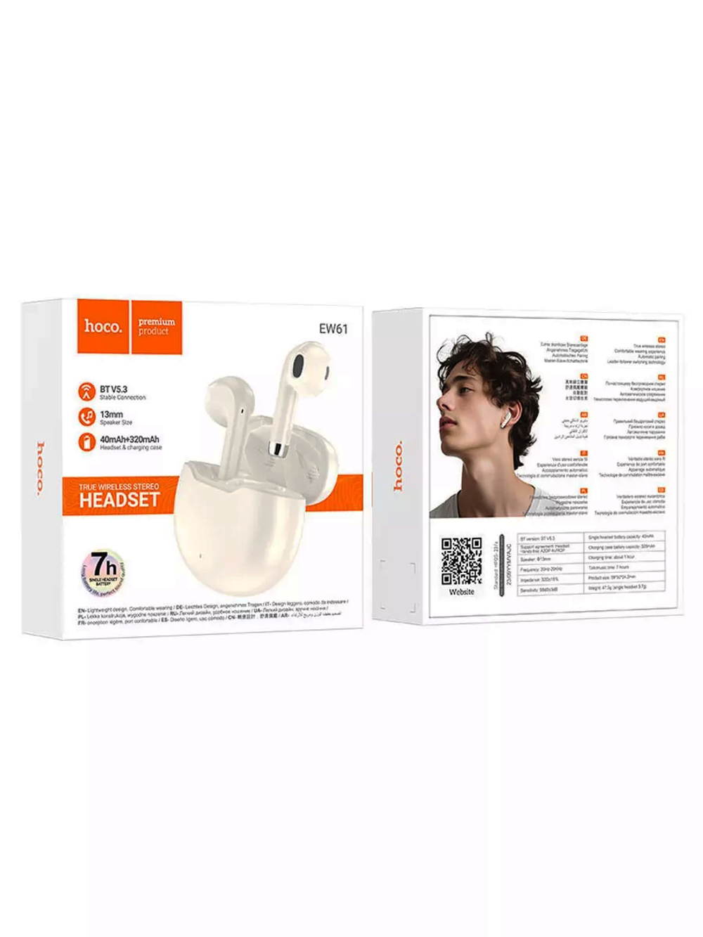 Беспроводные Bluetooth-наушники TWS EW61