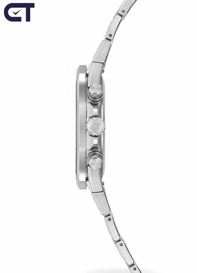 CASIO EFS-S570D-1AUDF EDIFICE мужские наручные часы — солнечный тонкий хронограф с сапфировым стеклом
