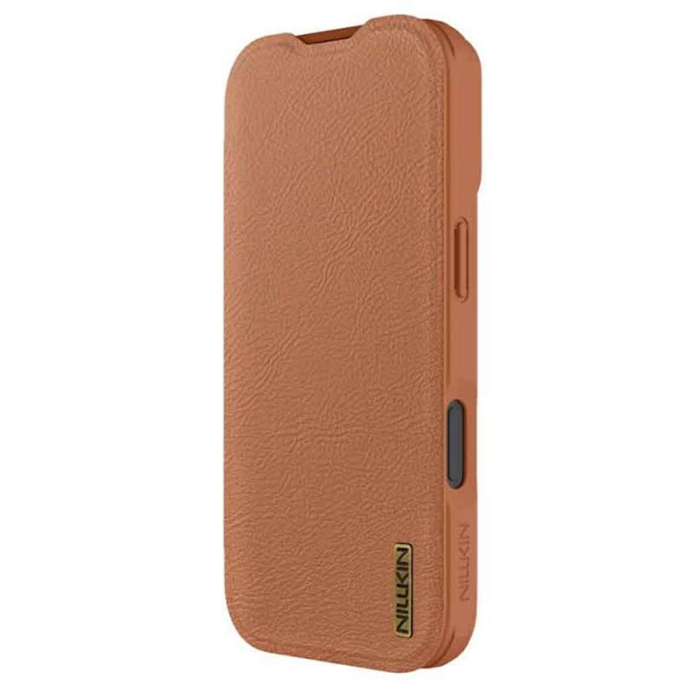 Кожаный чехол-книжка Nillkin Leather Qin Pro для iPhone 17