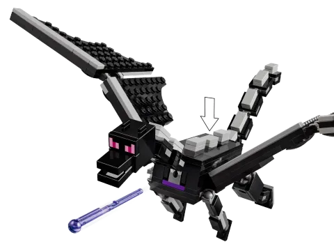 Конструктор LEGO Minecraft 21264 Дракон и корабль Эндера
