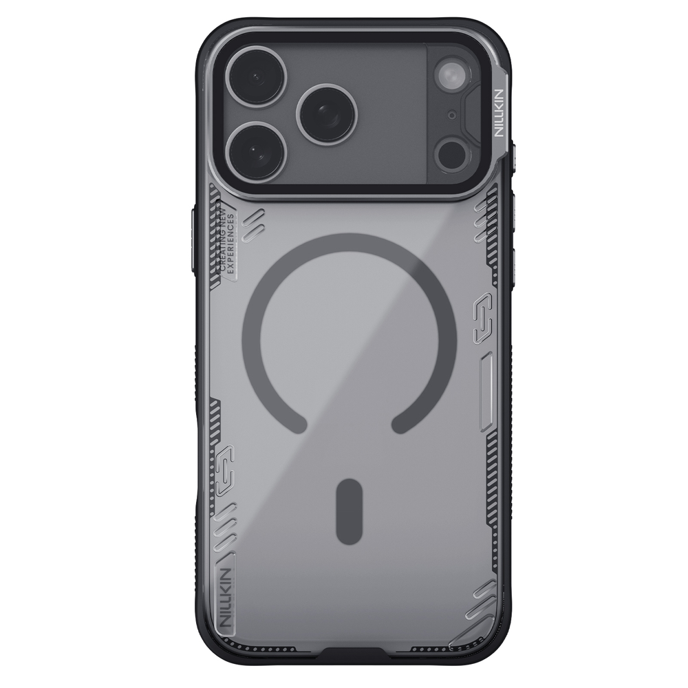 Чехол тонированный с MagSafe на iPhone 17 Pro Max, серия Iceblade Prop Magnetic (версия с прозрачной крышкой объектива) от Nillkin