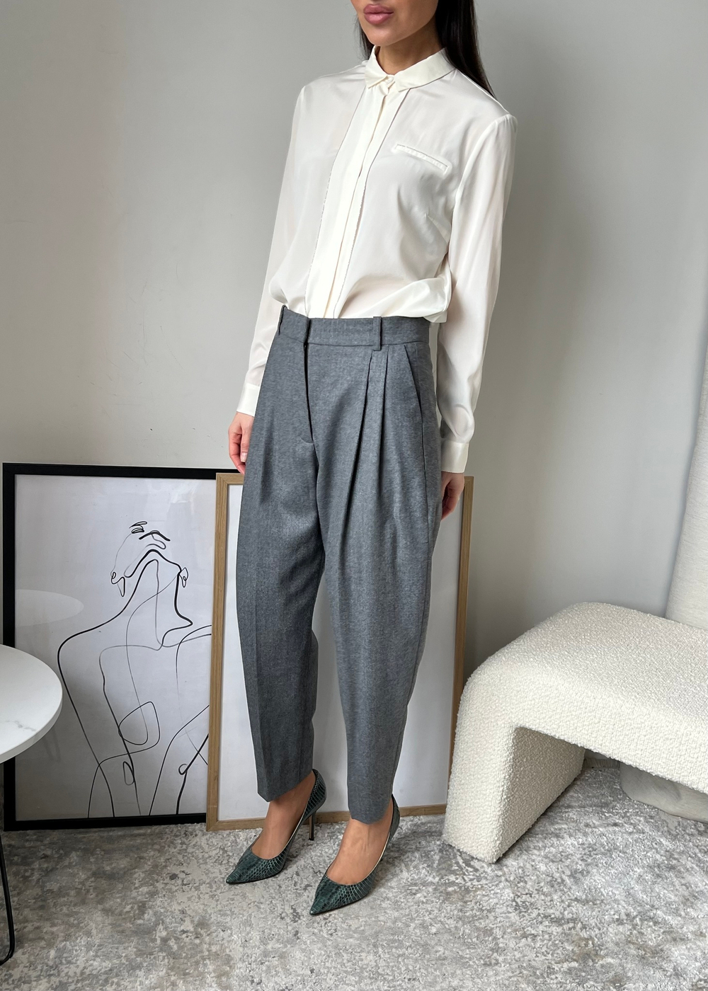 Шерстяные брюки Stella McCartney, XS