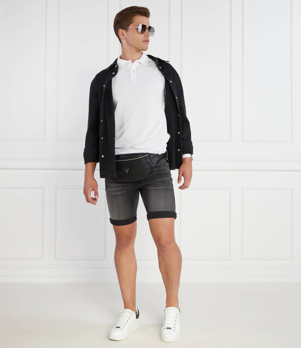 Поло LYLE SS GUESS - белый(M3YP60 K7O64)