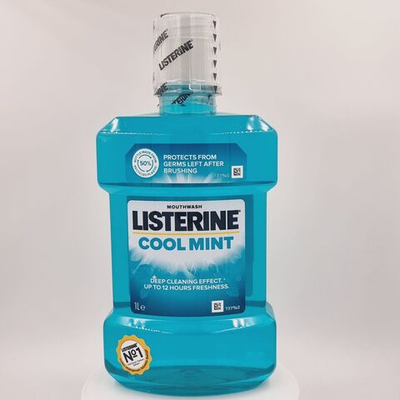Ополаскиватель для полости рта LISTERINE COOL MINT 1000 мл (Из Финляндии)