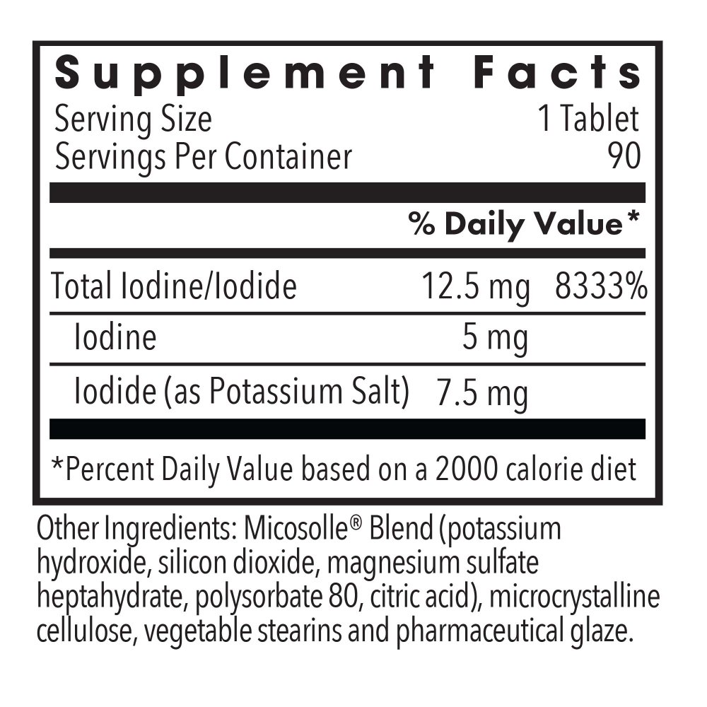 Optimox® Iodoral® 12.5 mg - 90 Tablets