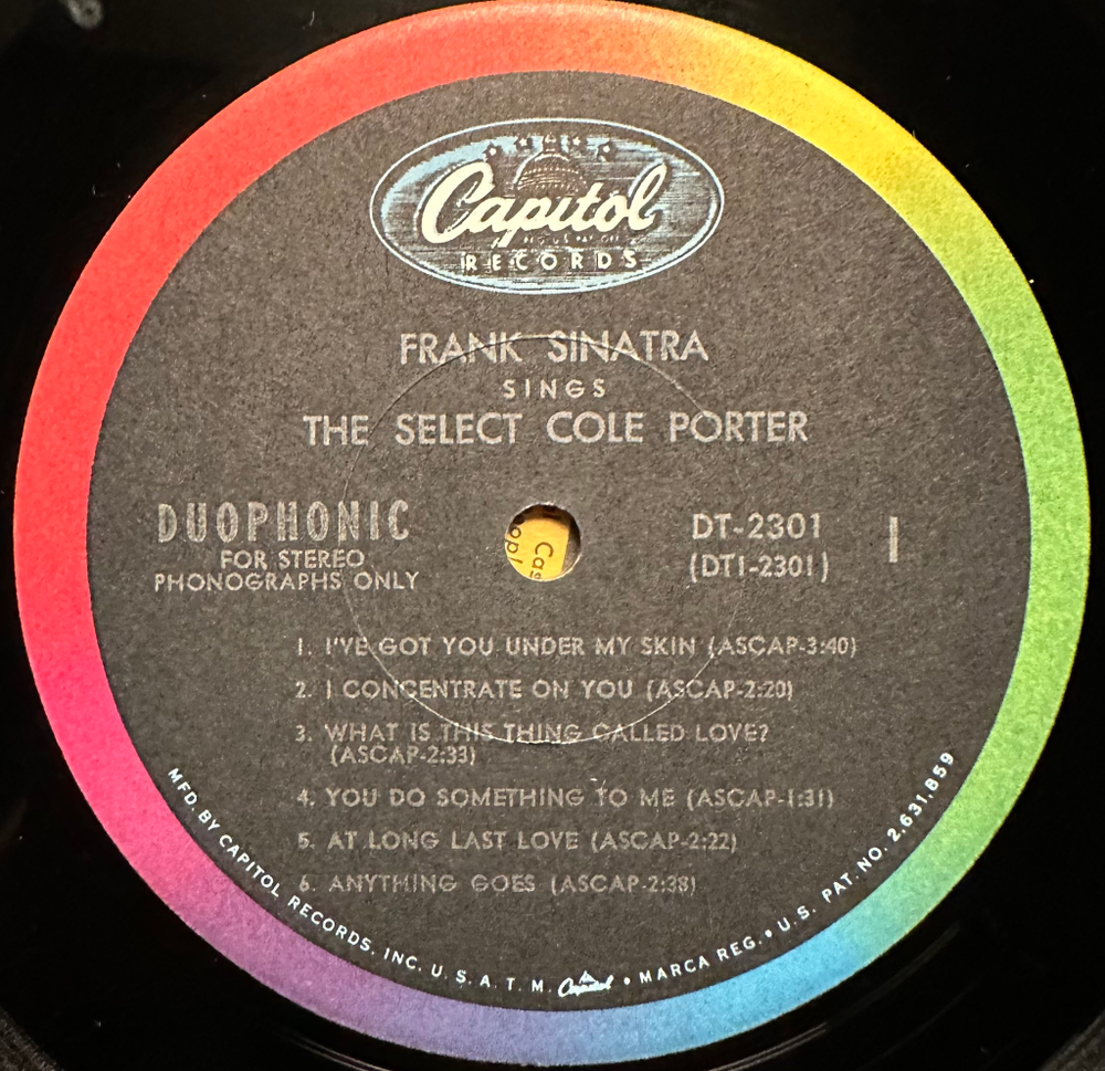 Frank Sinatra - Sings The Select Cole Porter (США 1965г.)