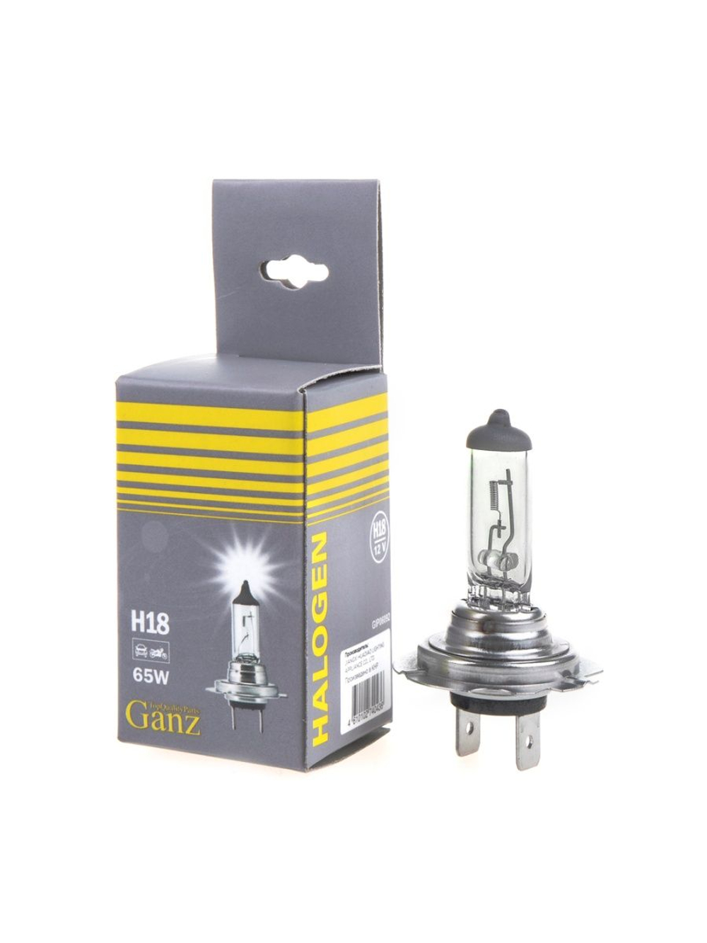 Лампа H18 GANZ 12V 65W, GIP06092 GANZ