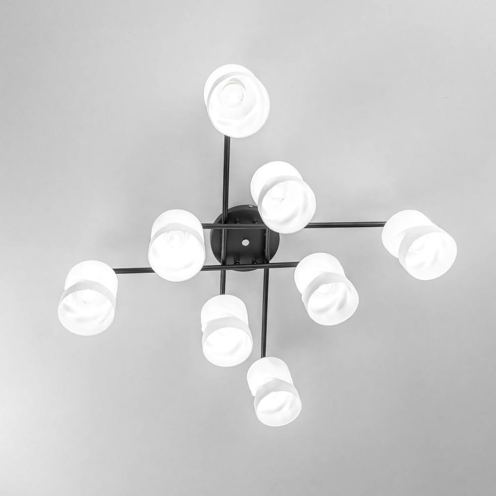 Citilux Нильс CL132185 Люстра потолочная Чёрная