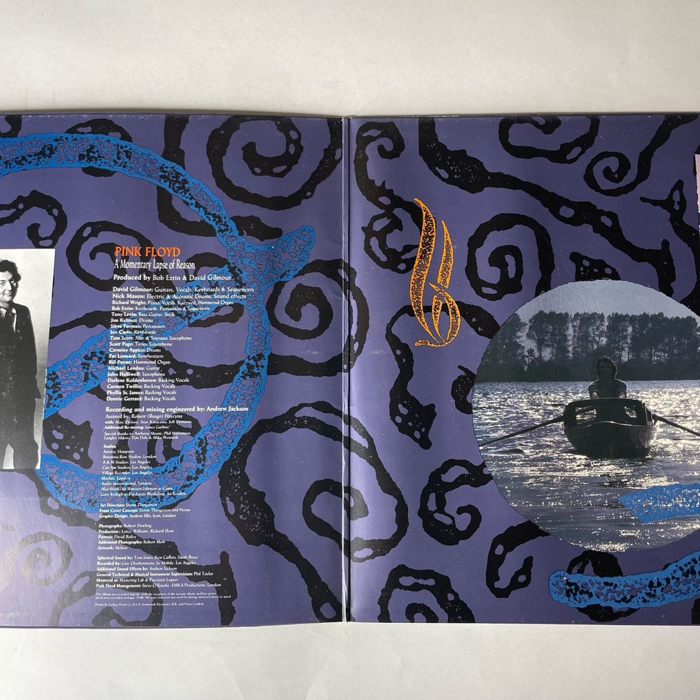 Винтажная виниловая пластинка LP Pink Floyd A Momentary Lapse Of Reason (Нидерланды 1987)