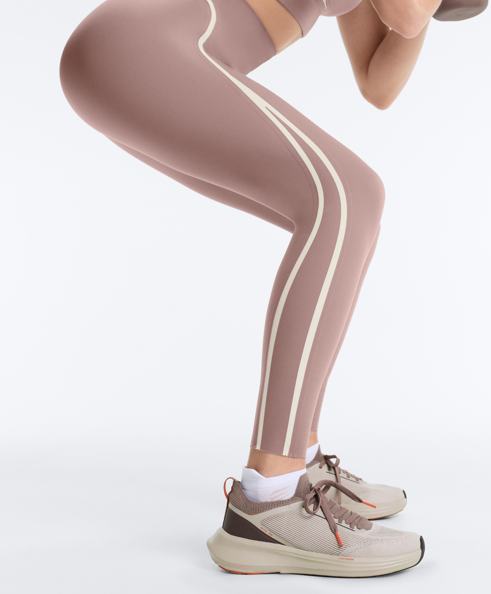 OYSHO Легинсы Compressive Core Control с высокой посадкой, темно-сиреневый