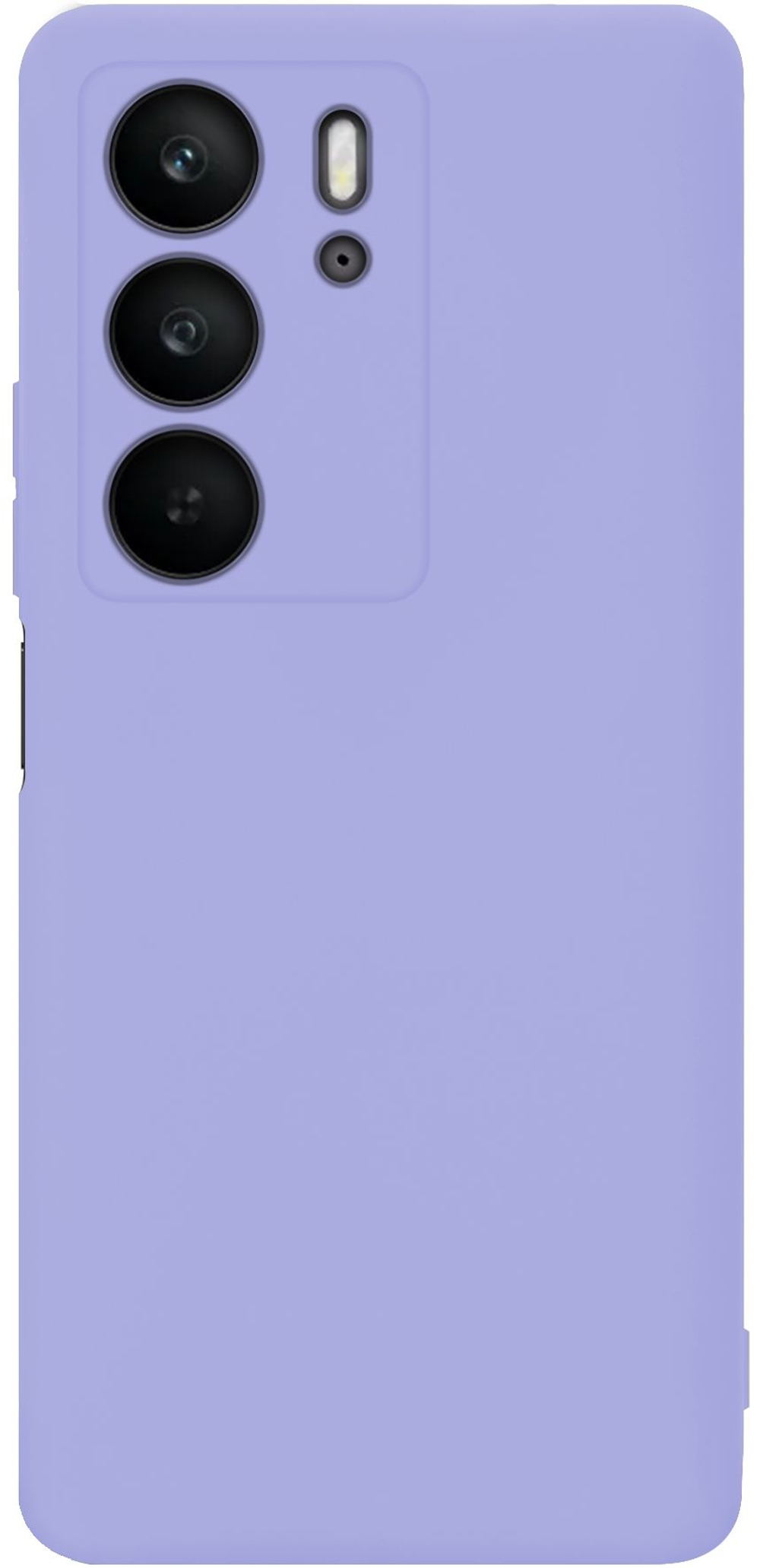 Мягкий Soft Touch чехол из силикона для REALME C75 4G (не 5G) с бархатной подкладкой