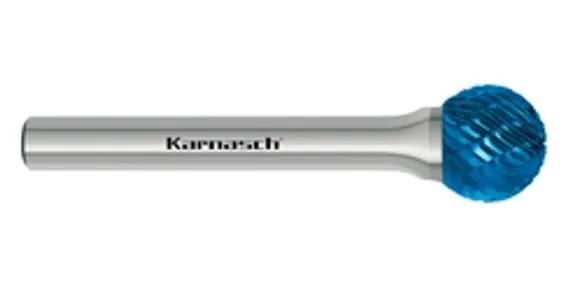 Борфреза твердосплавная Karnasch форма A (цилиндр с гладким торцом), 1,5х6х3х38 мм, универсальная насечка HP-3, без покрытия, арт. 11.3001-015