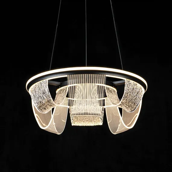Подвесной светильник LED4U L7706-460 BK LED4U