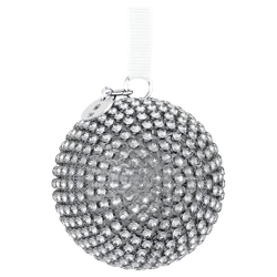 H. MAGIC CLASSICS:BALL ORN. CRYSTAL MESH