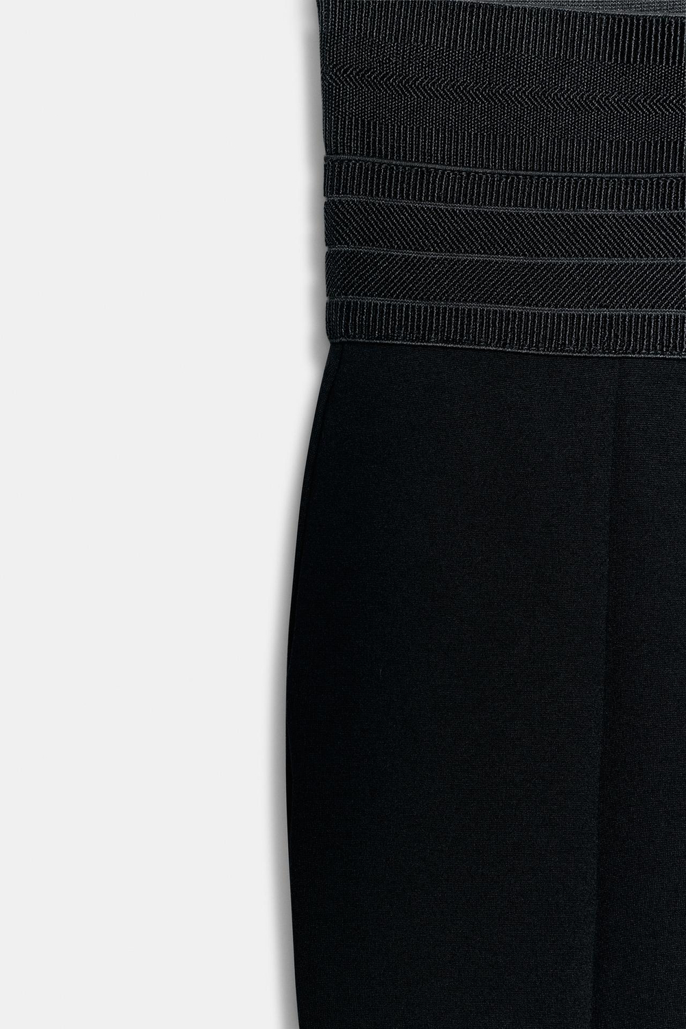 ZARA ЛЕГИНСЫ С ШИРОКИМ ПОЯСОМ, ЧЕРНЫЙ