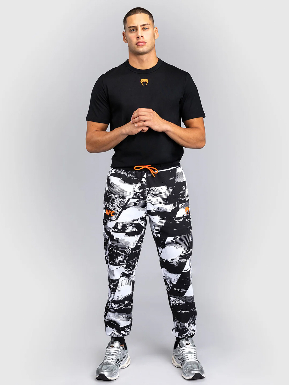 Брюки спортивные Venum UFC Zenith Fight Week Black/White/Orange