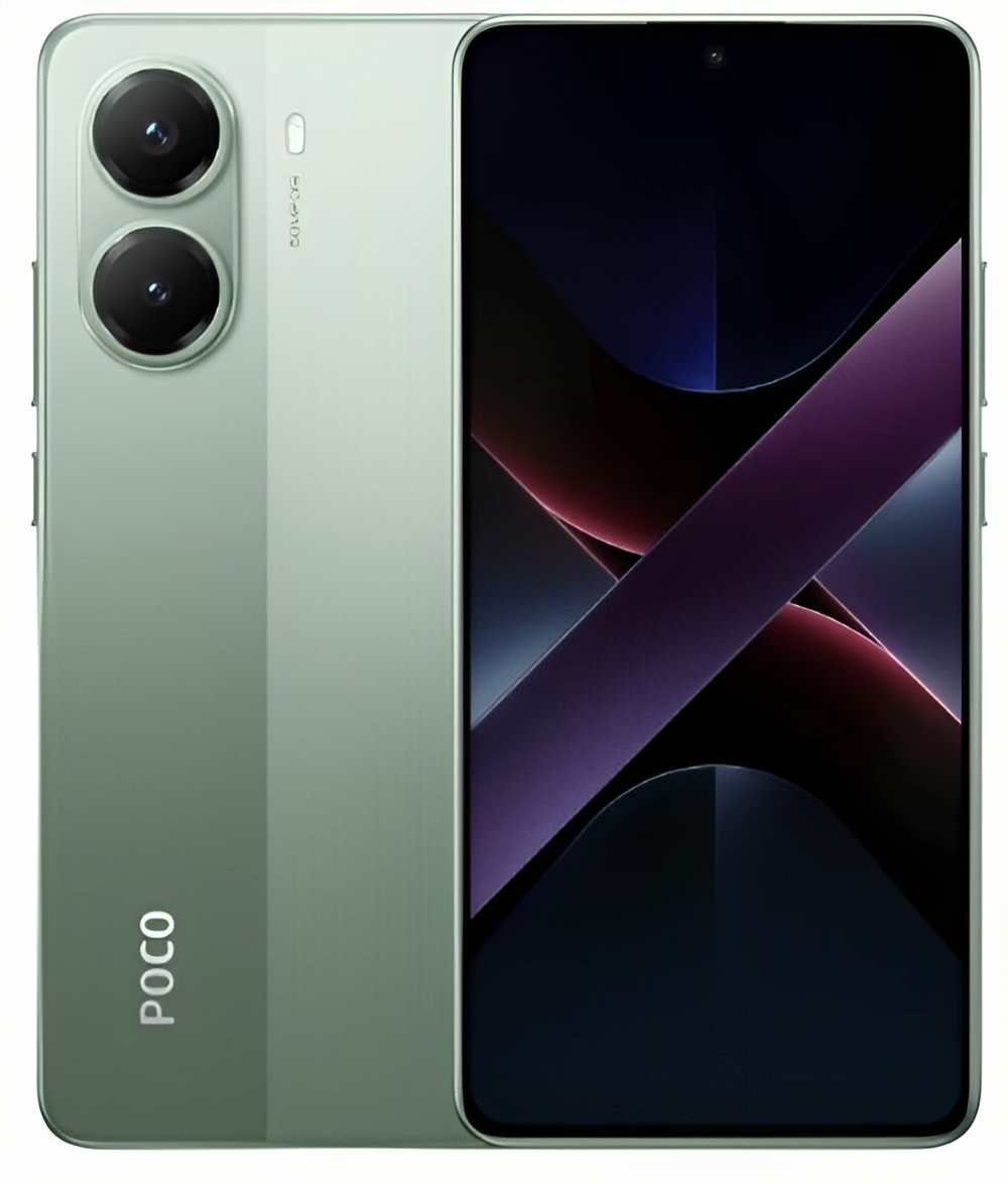 Смартфон Xiaomi POCO X7 Pro 5G 12/512GB, Global, Dual nano SIM, Green (зеленый)
